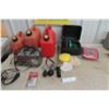 Image 2 : 3 Plastic Gas Containers, Battery Chargers