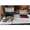 Image 1 : Fishing Tackle Box with Lures , Small Knives 