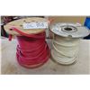 Image 1 : 2 Partial Rolls of Wire White JKT with Ground