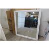 Image 1 : 2 New White Framed Mirrors 35x39