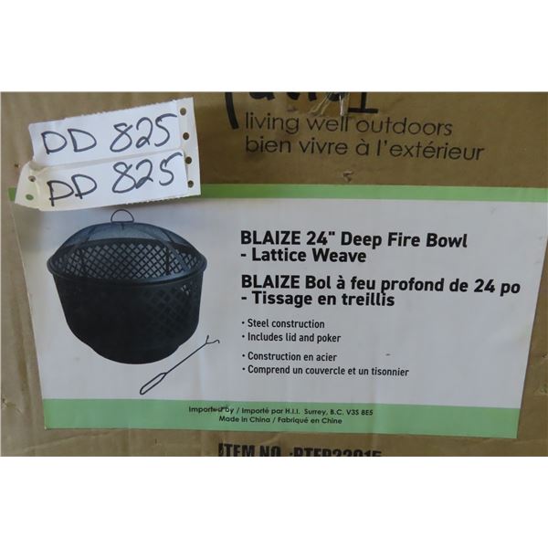 New Blaize 24", Deep Fire Bowl Pit