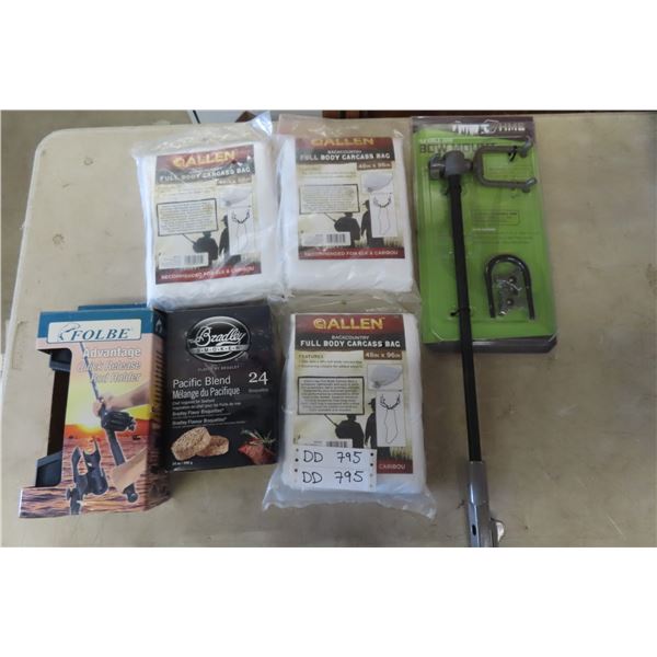 New Bow Mount, Fishing Rod Holder, 3 Carcass 