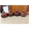 Image 2 : 8 Stoneware Oven Proof Drip Glaze French 