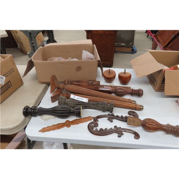 Wood Spindles, Legs + More 
