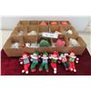 Image 1 : 15 Christmas  Ornaments Vintage Glass + Ciramic 