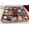 Image 1 : 15 Various Ceramic and Glass Christmas Ornaments 