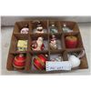 Image 1 : 12 Beautiful Glass + Ceramic Christmas Ornaments 