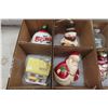 Image 2 : 12 Beautiful Glass + Ceramic Christmas Ornaments 