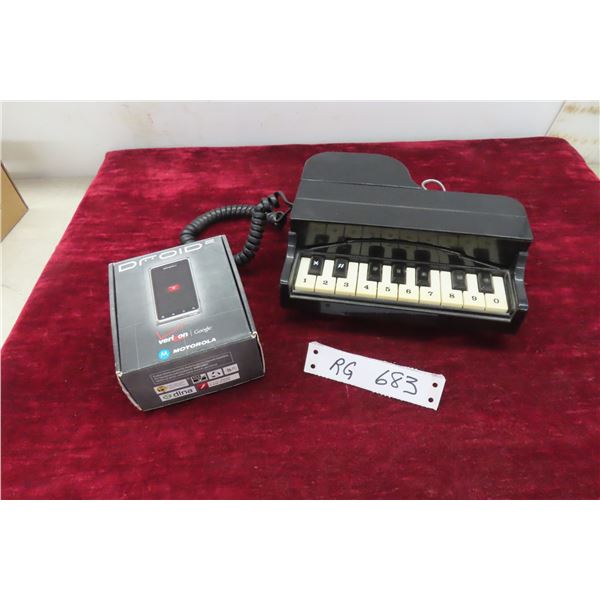 Vintage Columbia Crusader Grand Piano