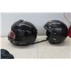 Image 2 : 2 Helmets : HJC + Bombardier Modular 