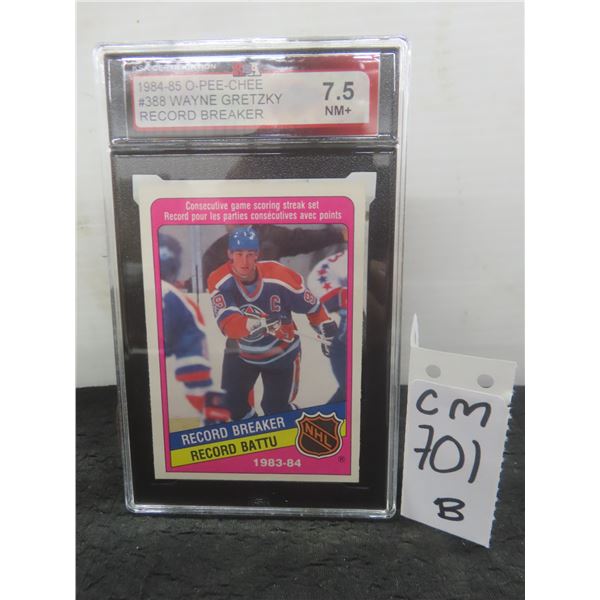 Graded Wayne Gretzty Edmonton Oilers Card