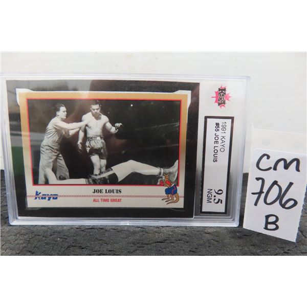Graded Joe Louis Boxing Card