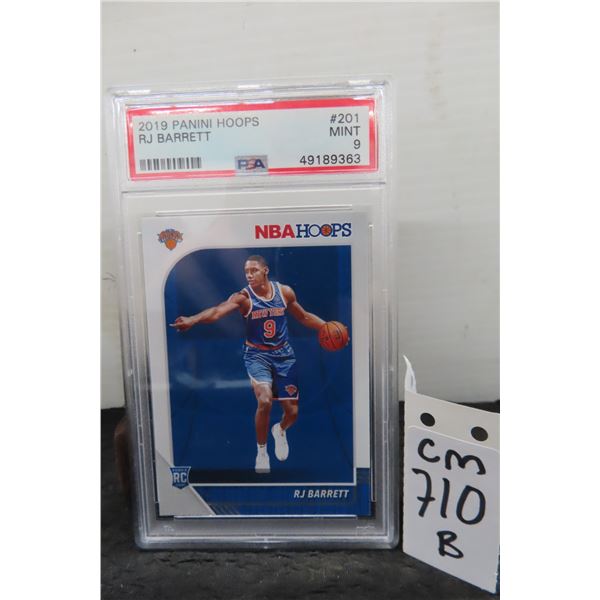 Graded Rookie RJ Barrett Basketball Card