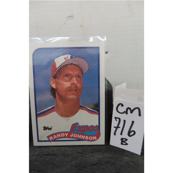 Randy Johnson Rookie Montreal Expos Baseball Card