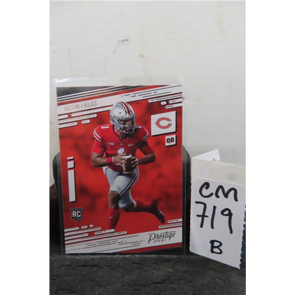 Justin Fields Rookie Chicago Bears Football Card