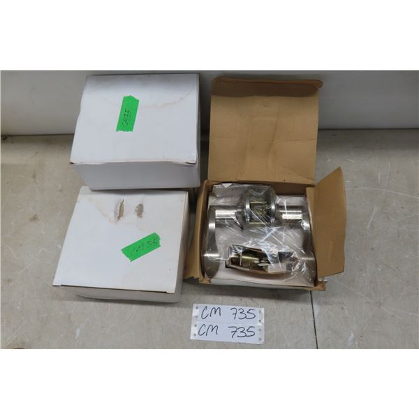 4 Stainless Steel Left Handed Door Handles