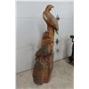 Image 5 : Wood Carving - Weathered Eagles 57" 