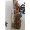 Image 6 : Wood Carving - Weathered Eagles 57" 