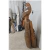 Image 9 : Wood Carving - Weathered Eagles 57" 