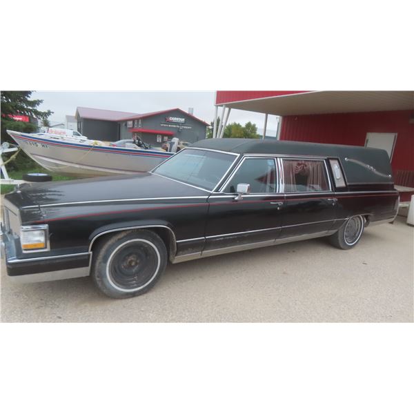 91 Cadillac Broughton Hearse - Runs Has TOD