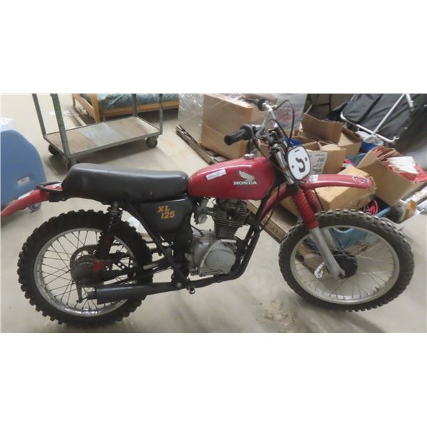 Late 70s Honda XL 125cc Dirtbike 