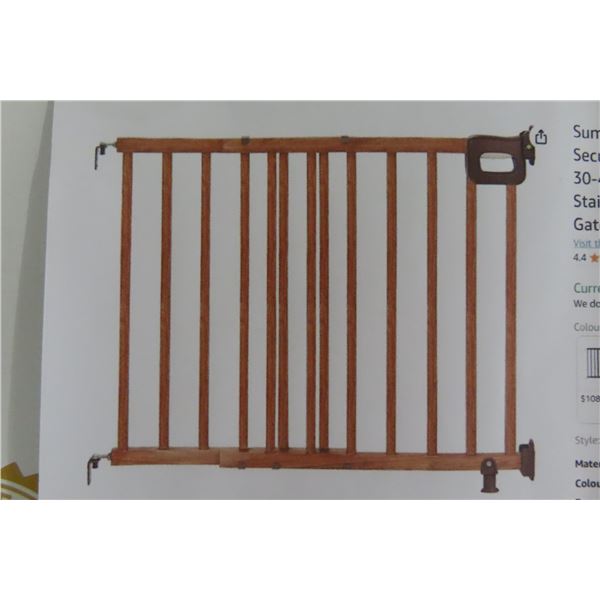 Summer Infant Deluxe Stairway Simple to Install Baby Gate