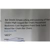 Image 3 : Bar Stools, Set of 2- 26 Inch Counter Hight