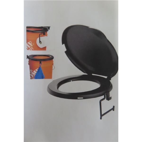 Portable Toilet Seat For 5 Gallon Bucket