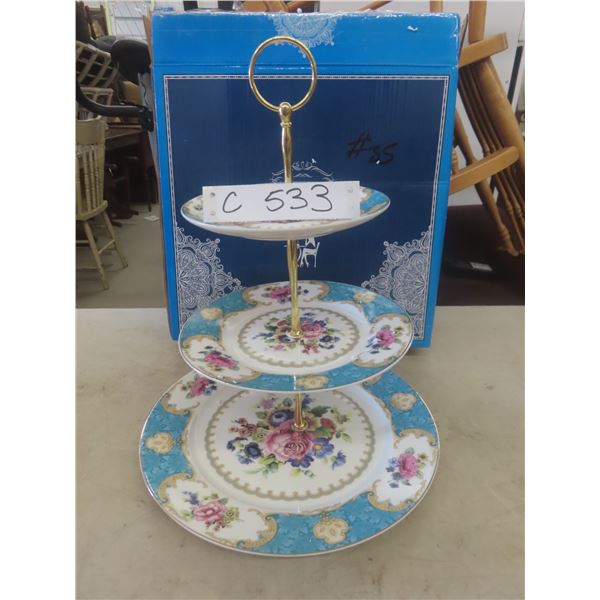 Fansquare Porcelain Dinner Plates Set of 3