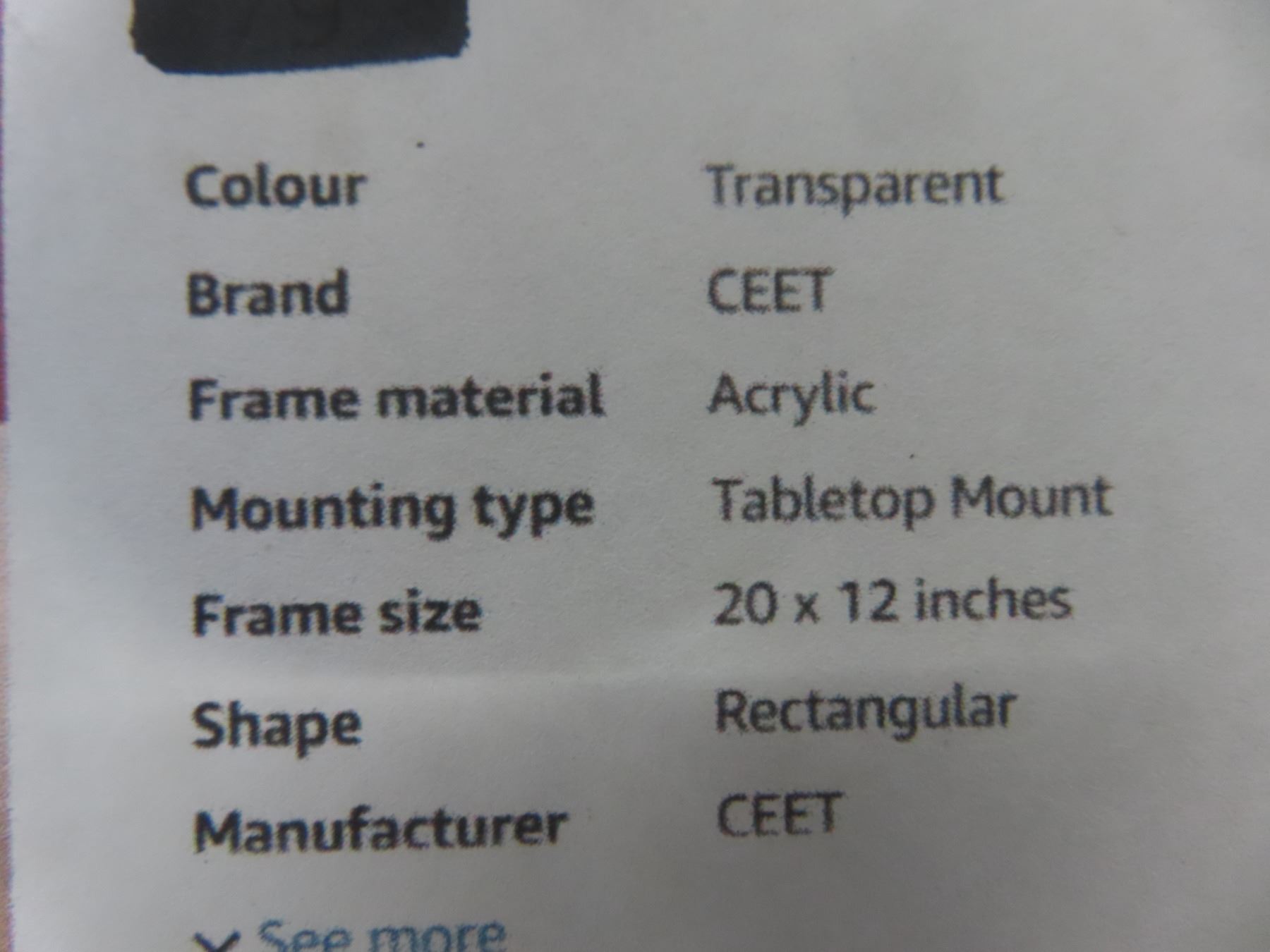 Cas Display Clear Acrylic Display Cas - McSherry Auction Service Ltd.