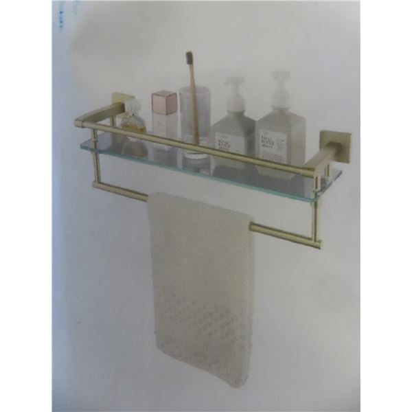 Bathroom Shelves with Towel Holder Rust Proof 