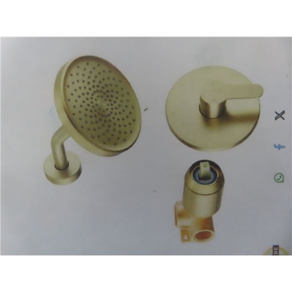 Tohlar Gold Shower Faucet, Single Handle Faucet 