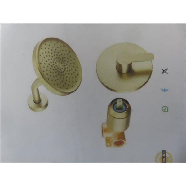 Tohlar Gold Shower Faucet, Single Handle Faucet 