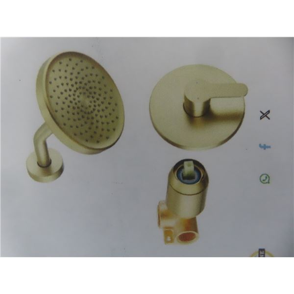 Tohlar Gold Shower Faucet, Single Handle Faucet