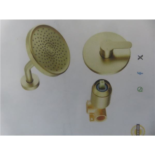 Tohlar Gold Shower Faucet, Single Handle Faucet 