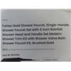 Image 3 : Tohlar Gold Shower Faucet, Single Handle Faucet 