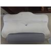 Image 3 : Cervical Neck Pillow with Cylinder Grey White