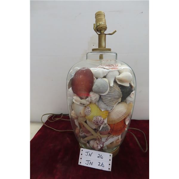 SeaShell Lamp 20'' High No Shade
