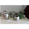 Image 1 : Vintage Aluminum Pots Watering Can Teapots