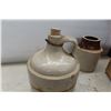 Image 9 : Stoneware Finger Jug, Pickle Crock Both With Damage,