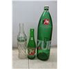 Image 3 : Vintage Soda Bottles, Wishing Well, Zero, 7up, Stubby Beer Bottle and 7up Plastic Crate