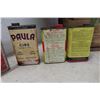 Image 3 : Vintage Cleaning Product Tins, 7up Wood Crate 12x17x12 and Egg Crate