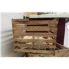 Image 9 : Vintage Cleaning Product Tins, 7up Wood Crate 12x17x12 and Egg Crate