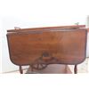 Image 2 : Tea Wagon with Removable Glass Top Tray 28x28x16'' Extends to 37''