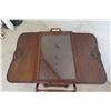 Image 8 : Tea Wagon with Removable Glass Top Tray 28x28x16'' Extends to 37''