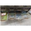 Image 9 : 2 Organizers Filled with Fasteners, 3 New Hanging Lights and Digital Temperature Gun