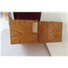Image 3 : Vintage 2 PC Oak Pigeon Hole Cabinet 21x9x23