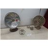 Image 1 : 2 Antique Electric Space Heaters and 3 Lamp Guards