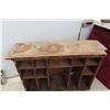 Image 8 : Antique Wood Pigeon Hole Cabinet 23x35x10