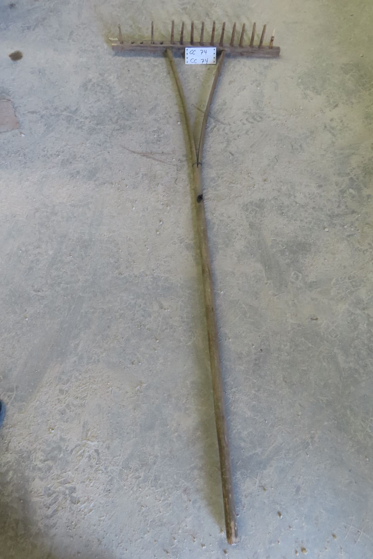 Primitive Wood Rake